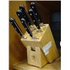 Image 1 : SET OF HENKEL KNIVES IN BLOCK