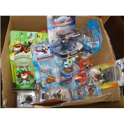 BOX OF SKYLANDER FIGURES