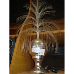 VINTAGE FIBER OPTIC GLOBE LAMP