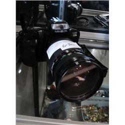 MINOLTA CAMERA AND VIVITAR SERIES LENSE