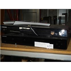 SAMSUNG BLURAY PLAYER AND SAMSUNG DVD PLAYER
