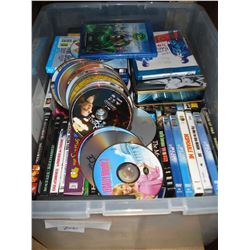 APPROX 200 DVDS AND DVD PLAYER