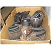 Image 1 : STEEL TOE BOOTS SIZE 8 1/2 AND SIZE 12 CLEATS