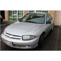 CHEVROLET CAVALIER 4 DOOR SEDAN MANUAL 129000KM WITH KEYS AND REGISTRATION REBUILT NEED TO BE TOWED