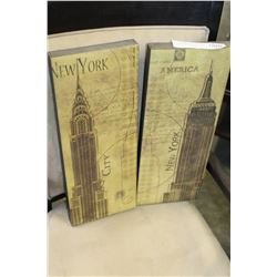 PAIR OF NEW YORK CITY PRINTS