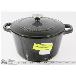CUISINART CAST IRON DUTCH OVEN.