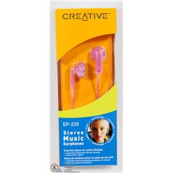 NEW CREATIVE STEREO MUSIC EARPHONES