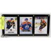 Image 1 : LOT OF 3 CONNOR MCDAVID HOCKEY CARDS FRAMED