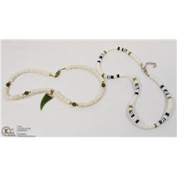 2 VINTAGE CORAL NECKLACES