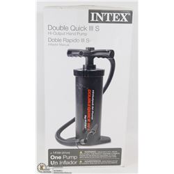 INTEX DOUBLE QUICK HI OUTPUT HAND PUMP