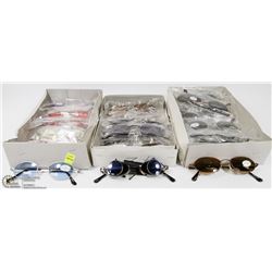 3 CASES OF NEW SUNGLASSES