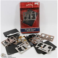 LOT OF MANY CREDIT CARDS MULTI TOOLS