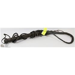 LARGE LEATHER WHIP
