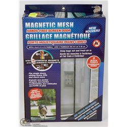 MAGNETIC MESH HANDS FREE SCREEN DOOR
