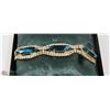 Image 1 : FASHION BRACELET WITH BLUE STONES & CZ