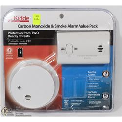 KIDDE CARBON MONOXIDE & SMOKE ALARM VALUE PACK