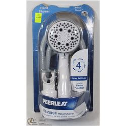 PEERLESS MASSAGE HAND SHOWER 4 SPRAY SETTING