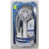 Image 1 : PEERLESS MASSAGE HAND SHOWER 4 SPRAY SETTING
