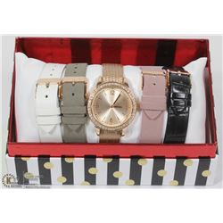 NEW 6PC WOMENS WATCH SET
