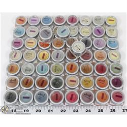 LOT OF 60 MINI ASSORTED SCENTSY FRAGRANCE MELTS