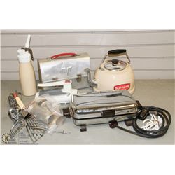 LOT OF 7 NEW & USED VINTAGE KITCHENWARES.