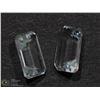 Image 2 : 6) 2 GENUINE AQUAMARINE EMERALD CUT GEMSTONES