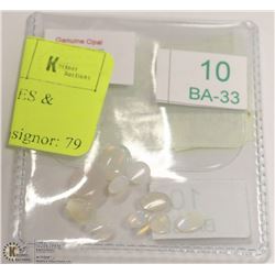 10) GENUINE OPAL ASST SIZES & SHAPES GEMSTONES