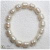Image 1 : 11) FRESH WATER PEARL FLEXIBLE SIZE BRACELET