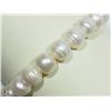 Image 3 : 11) FRESH WATER PEARL FLEXIBLE SIZE BRACELET