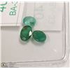 Image 1 : 40) GENUINE ASSORTED EMERALD GEMSTONES