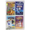 Image 1 : LOT OF 4 CHILDRENS VHS COLLECTIBLE MOVIES