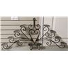 Image 1 : LARGE IRON STANDING CANDLE GOLDER 41"X23".