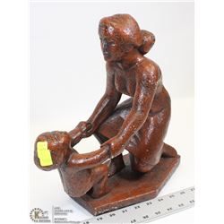 MOTHER AND SON STATUE