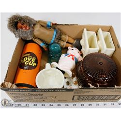 BOX OF ESTATE COLLECTABLES