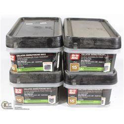 LOT OF 4 GRIP RITE COLLATED SIDING/ FENCING NAILS