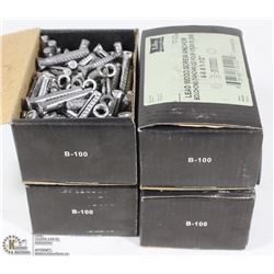 4 BOXES OF GRIP RITE LEAD WOOD SCREW ANCHORS