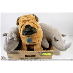 LOT OF 3 NEW STUFFIES FROM PIER 1 IMPORTS.