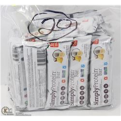 LOT OF 20 ASSORTED PROTEIN BARS