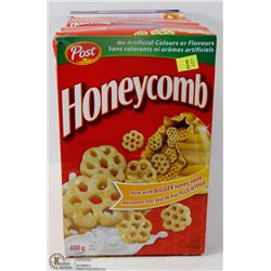 3 BOXES OF HONEYCOMB CEREAL & 1 MULTIGRAIN