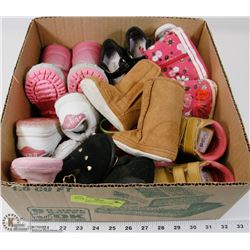 15 PAIRS  OF BABY SHOES AND BABY BOOTS
