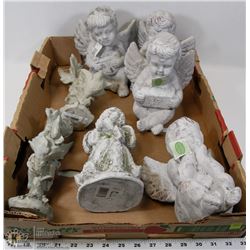 LOT OF 7 BABY ANGEL ORNAMENTS