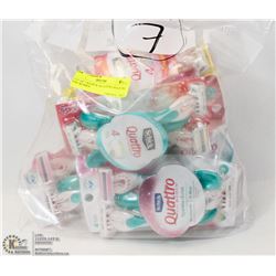 LOT OF 7 SCHICK QUATTRO RAZORS FOR WOMEN