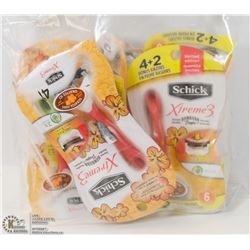 LOT OF 6 SCHICK XTREME3 RAZOR PACKS