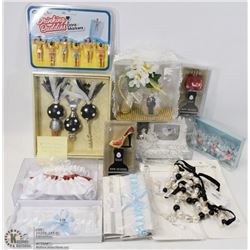 FLAT OF NEW WEDDING ACCESSORIES