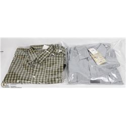 BOX W/2 NEW MEN'S LONG SLEEVE SHIRTS -