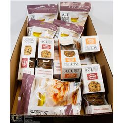 FLAT OF ASST ACE BAKERY CRISPS