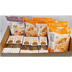 FLAT OF ASST ACE BAKERY CRISPS
