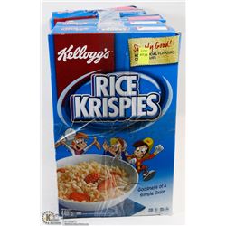 6 440G BOXES OF KELLOGG'S RICE KRISPIES