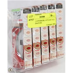 LOT OF 5 COVERGIRL OUTLAST ALL DAY SIGNATURE