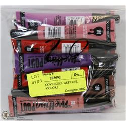 LOT OF 20 COVERGIRL ASST GEL LIQUID LIPCOLORS